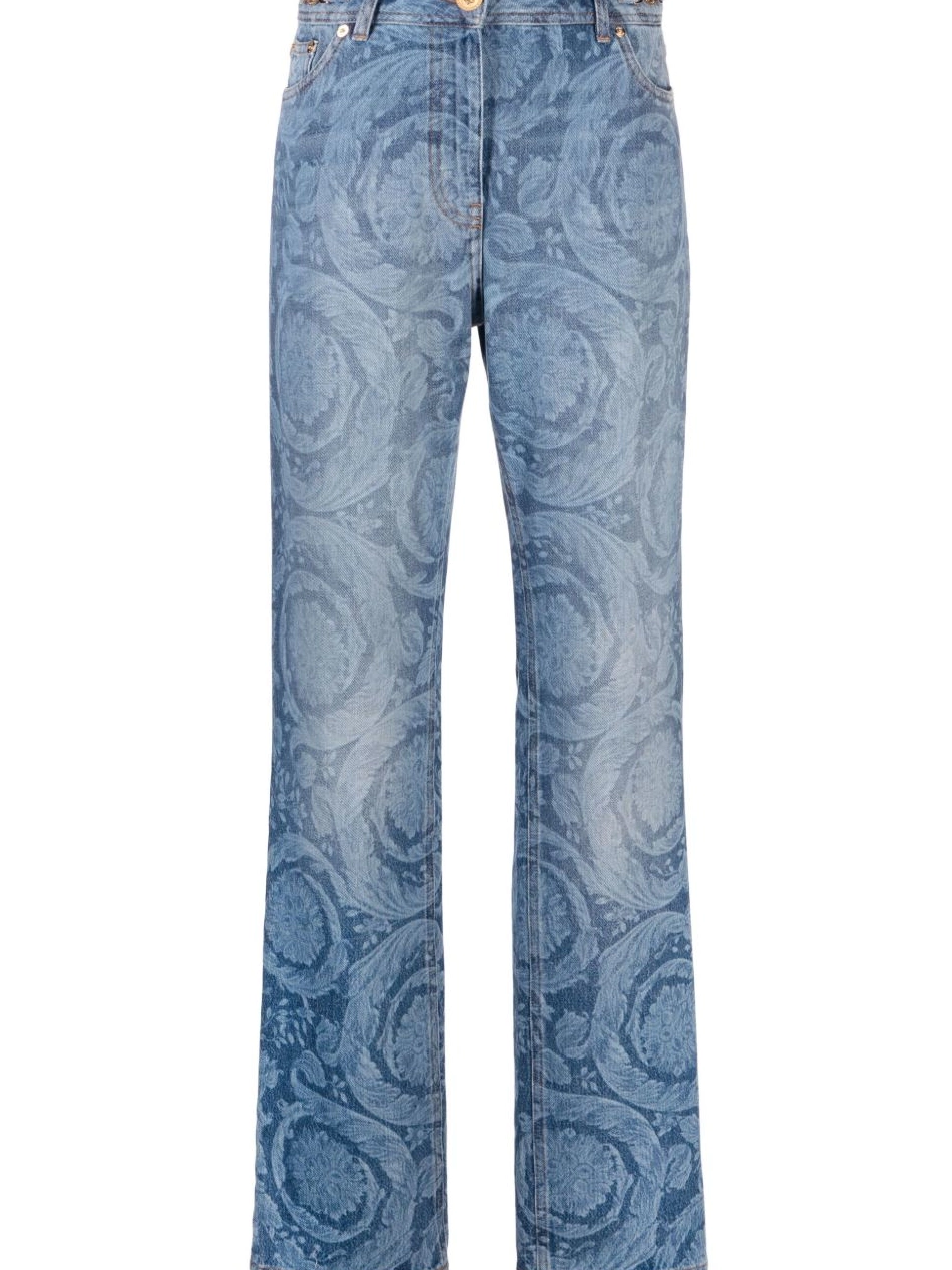 Cheap Barocco jeans straight-leg Versace Women 0701
